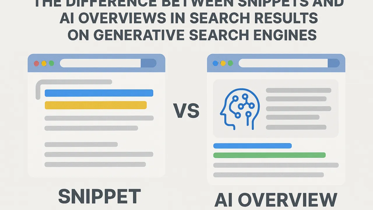The Difference Between Snippets and AI Overviews