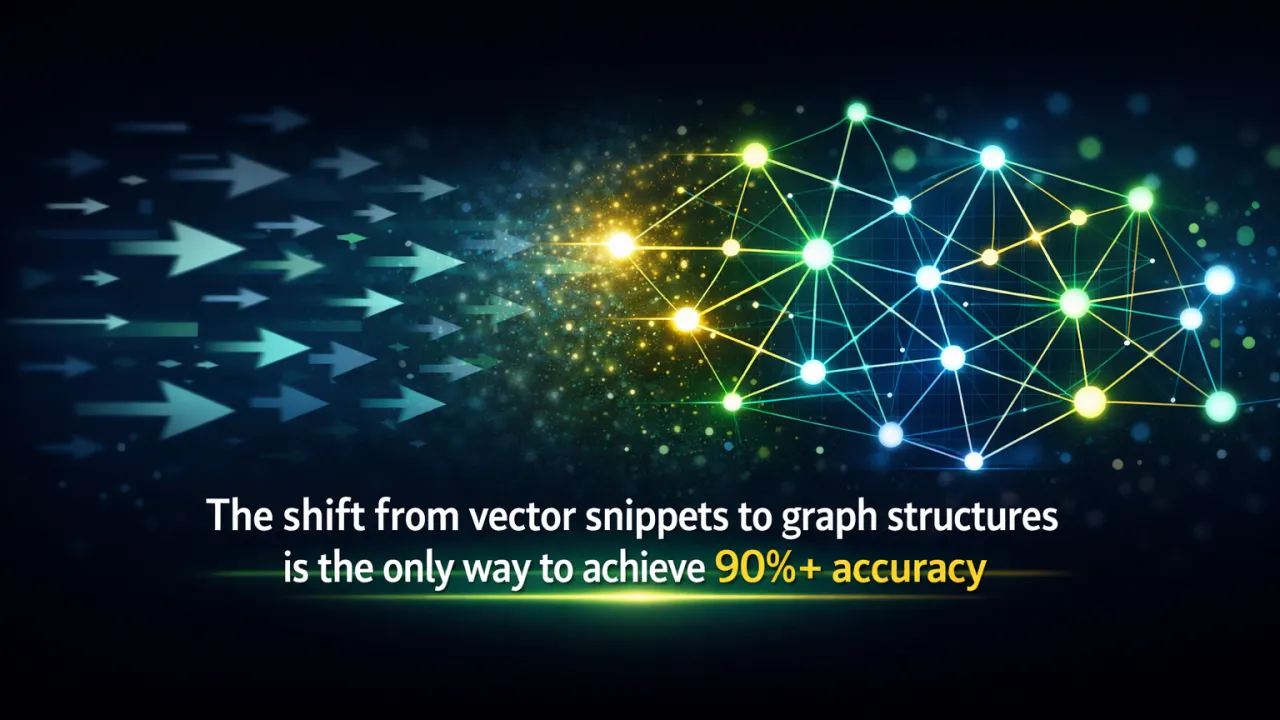 The shift from vector snippets to graph structures is the only way to achieve 90%+ accuracy